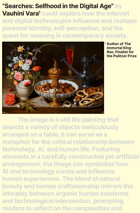 Searches: Selfhood in the Digital Age